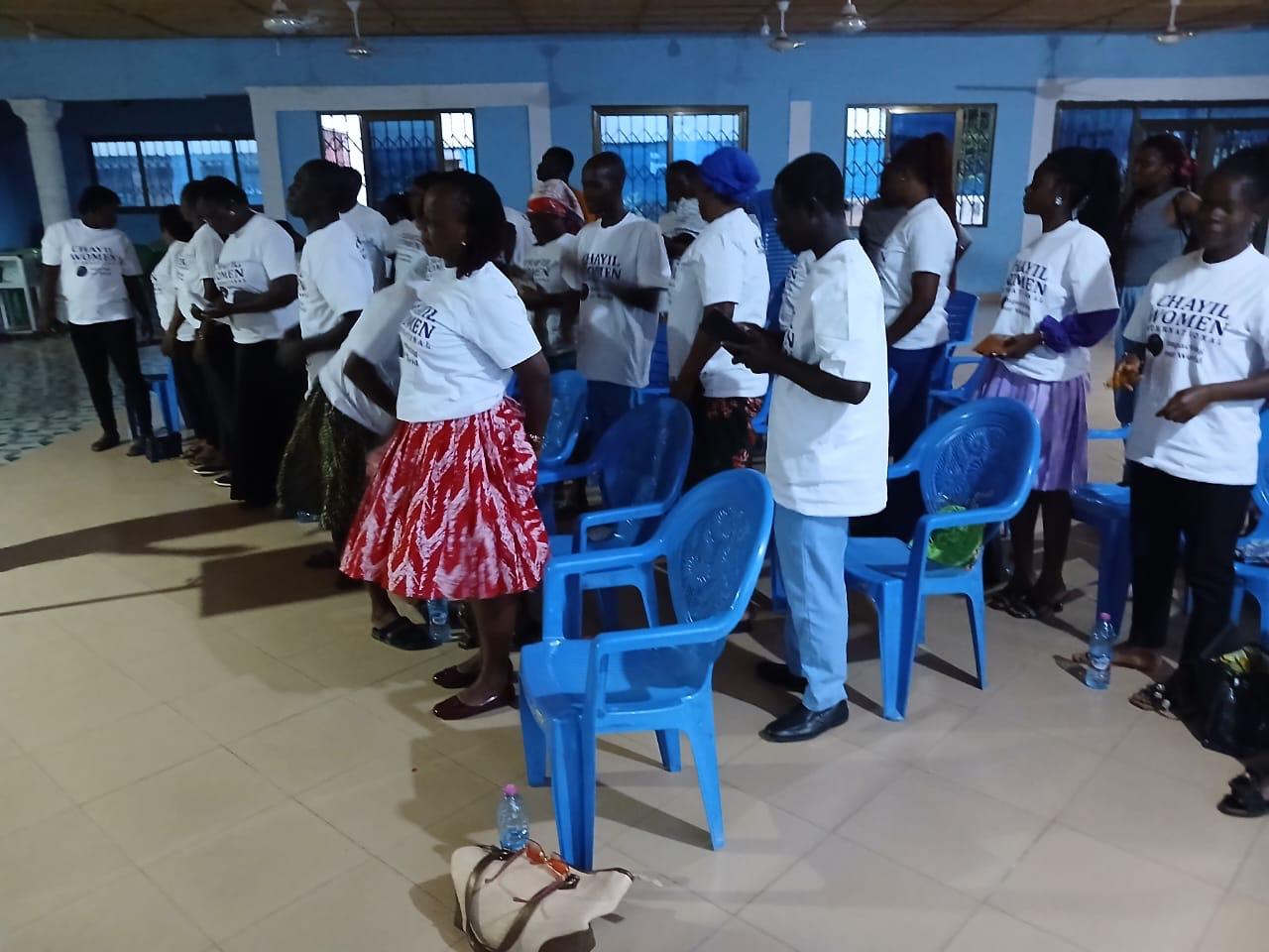 CHAYIL women standing together at a branded community activity